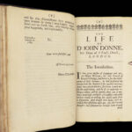 1670 Lives of John Donne 1ed Wotton Hooker & Herbert English RARE Isaak Walton