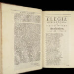 1700 Abraham Cowley ENGLISH Poetry Mistress Motto Pindar Ode Davideis FOLIO