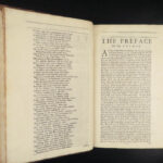 1700 Abraham Cowley ENGLISH Poetry Mistress Motto Pindar Ode Davideis FOLIO