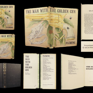 1965 JAMES BOND 1st ed Man with the Golden Gun Ian Fleming Pistol NOVEL 007