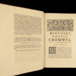 1691 Oliver CROMWELL 1st ed Life of English Civil War COINS Numismatics Raguenet