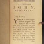 1749 Epistles of Phalaris 1ed GREEK Letters Demosthenes Pythagoras Hippocrates