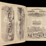 1860 Abe Lincoln No Beard! WARS Naples Revolution Illustrated London News RARE