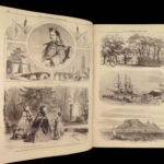 1860 Abe Lincoln No Beard! WARS Naples Revolution Illustrated London News RARE