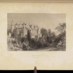 1855 SCOTLAND Scenery & LAKES Loch Lomond Castles Loch Ness Allom Tartan Binding
