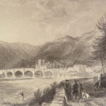 1855 SCOTLAND Scenery & LAKES Loch Lomond Castles Loch Ness Allom Tartan Binding