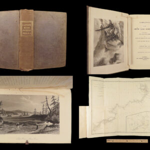 1836 captain back narrative 1ed arctic expedition voyage indians eskimo map fish