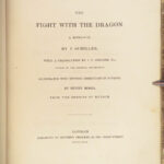 1824 Friedrich Schiller 1st ed Fridolin Fight w/ DRAGON Retzsch Illustrated 2in1