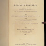 1859 Benjamin Franklin Autobiography Essays Marriage Slavery Chess Economics 2v