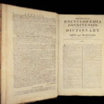 1796 London SCIENCE Royal Encyclopedia HUGE Dictionary 100 PLATES Illustrated 2v