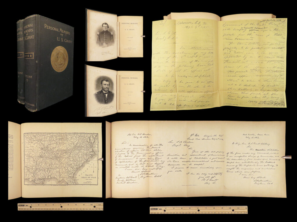 1885 civil war memoirs 1ed union general ulysses s. Grant illustrated maps 2v | <em> </em> <em>“the art of war is simple enough. Find out where your enemy is. Get at him as soon as you can. Strike him as hard as you can and keep moving on. ”</em> – ulysses s. Grant <em> </em> an important historical memoir of the civil war, arguably the most important, and the best thing that grant ever wrote. General norman schwartzkopf has recently called this the finest memoir of war experiences that has ever been penned. As such, it is valuable in its scope, its plain and clear analysis and language, and its broad conclusions about the conduct of the war.