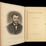 1885 Civil War Memoirs 1ed Union General Ulysses S. GRANT Illustrated MAPS 2v