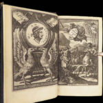 1659 Lucan PHARSALIA Julius Caesar Civil War Pompey Rome French Illustrated MAP