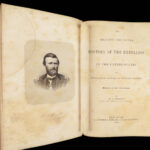 1865 CIVIL WAR 1ed Military Naval History NAVY Gettysburg Tenney MAPS Railroad