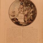 1792 American Revolution 1ed Portraits des Grands Hommes French Color Printing  Franklin, Washington, French Revolution 136 Plates!
