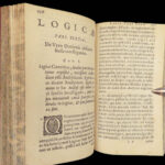 1658 LOGIC Cartesian Philosophy Truth Clauberg Elzevier Amsterdam Descartes