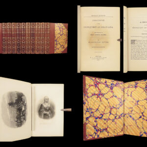 1888 Washington Irving Works Astoria New York George Washington 10v FINE BINDING