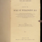 1841 Duke of Wellington 1ed Wellesley Napoleon MAPS Napoleonic Wars 4v Wright