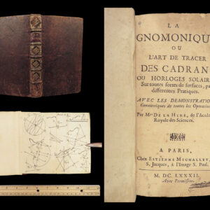 1682 Gnomonics 1ed Art of SUNDIALS Horology Navigation Astronomy Clocks Science
