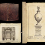 1743 Architecture ENGLISH Inigo Jones Illustrated ART Columns Chimneys WARE