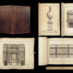 1743 Architecture ENGLISH Inigo Jones Illustrated ART Columns Chimneys WARE