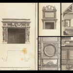 1743 Architecture ENGLISH Inigo Jones Illustrated ART Columns Chimneys WARE