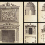 1743 Architecture ENGLISH Inigo Jones Illustrated ART Columns Chimneys WARE