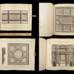1743 Architecture ENGLISH Inigo Jones Illustrated ART Columns Chimneys WARE