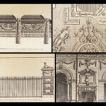 1743 Architecture ENGLISH Inigo Jones Illustrated ART Columns Chimneys WARE
