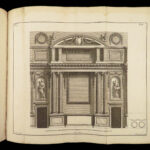 1743 Architecture ENGLISH Inigo Jones Illustrated ART Columns Chimneys WARE