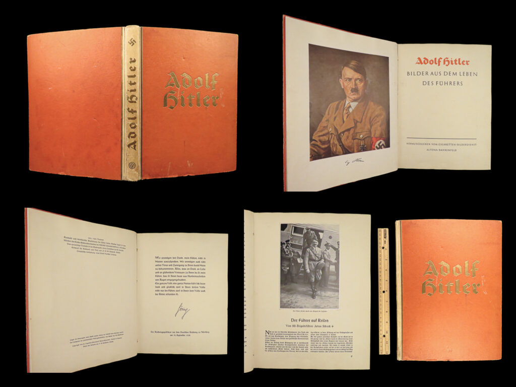 1936 adolf hitler photographs 1ed pre world war ii germany nazi fuhrer hamburg | <em>“the art of reading consists in remembering the essentials and forgetting non-essentials. ” </em> <em>― </em>adolf hitler<em>, mein kampf</em> <em> </em> adolf hitler and the nazi regime would control and influence much of the 1930s-40s in central europe. Prior to the onset of world war ii, numerous books were published honoring the political influence of hitler including “<em>adolf hitler. Bilder aus dem leben des führers</em>. ” this book, written by numerous authors, provides photographic images of hitler in his rise to power.