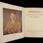 1936 Adolf Hitler Photographs 1ed pre World War II Germany Nazi Fuhrer Hamburg