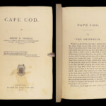 1865 Henry David Thoreau TRUE 1st/1st Cape Cod Philosophy Transcendentalism