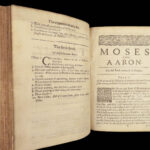 1655 ROME Antiquities ENGLISH Godwyn Moses & Aaron + Greek Atticae Archaeology