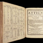 1655 ROME Antiquities ENGLISH Godwyn Moses & Aaron + Greek Atticae Archaeology