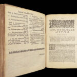 1655 ROME Antiquities ENGLISH Godwyn Moses & Aaron + Greek Atticae Archaeology