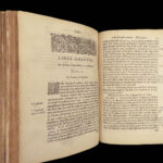 1655 ROME Antiquities ENGLISH Godwyn Moses & Aaron + Greek Atticae Archaeology