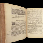 1655 ROME Antiquities ENGLISH Godwyn Moses & Aaron + Greek Atticae Archaeology