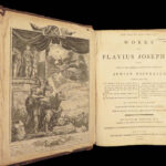1796 JOSEPHUS Jewish Judaism Antiquities Jews MAP Whiston RARE Dublin ed FOLIO