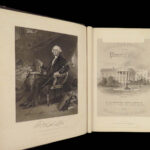 1867 US Presidents 1ed Portraits Chappel America SPANISH Castilian RARE FOLIO