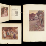 1909 Oliver Goldsmith Deserted Village America Hankey SIGNED Ltd ed ART Vellum