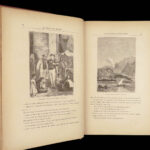 1873 Jules Verne 1ed Around the World in 80 Days Adventure Voyages French Hetzel