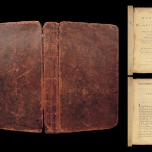 1796 Attack on Age of Reason 1ed Watson Apology for BIBLE Anglican Church PAINE