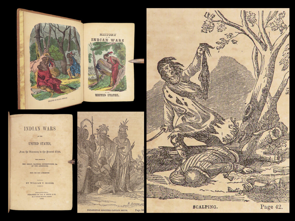 1860 indian wars native american king philip pequod massacre seminole pocahontas | “<em>indian wars of the united states</em>” by william v. Moore, better known by his pseudonym john frost, was a prolific 19th-century american historian celebrated for his writings on the american west, native american peoples, war heroes, and notable political figures. Arguably his most significant work, this comprehensive history of american indian wars covers the earliest settlements in america and the conflicts between colonists and indigenous peoples. Fascinating contents include: <ul> <li>the pequod war</li> <li>king philip’s war</li> <li>pontiac’s war</li> <li>french and indian war</li> <li>the creek war</li> <li>seminole war</li> </ul>