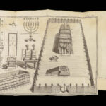 1696 BIBLE Holy Land MAPS Jewish Temple ART Lamy Jerusalem Israel Judaica Jews