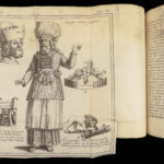 1696 BIBLE Holy Land MAPS Jewish Temple ART Lamy Jerusalem Israel Judaica Jews