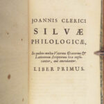 1711 GREEK Dialogues 1ed Aeschines Socraticus Plato SOCRATES Philosophy Latin