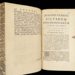 1711 GREEK Dialogues 1ed Aeschines Socraticus Plato SOCRATES Philosophy Latin