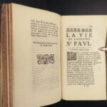 1685 Life of Apostle PAUL Epistles ROMANS Bishop Antoine Godeau BIBLE Commentary