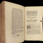 1685 Life of Apostle PAUL Epistles ROMANS Bishop Antoine Godeau BIBLE Commentary
